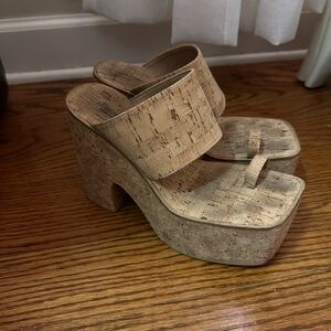 Jeffrey Campbell cork heel